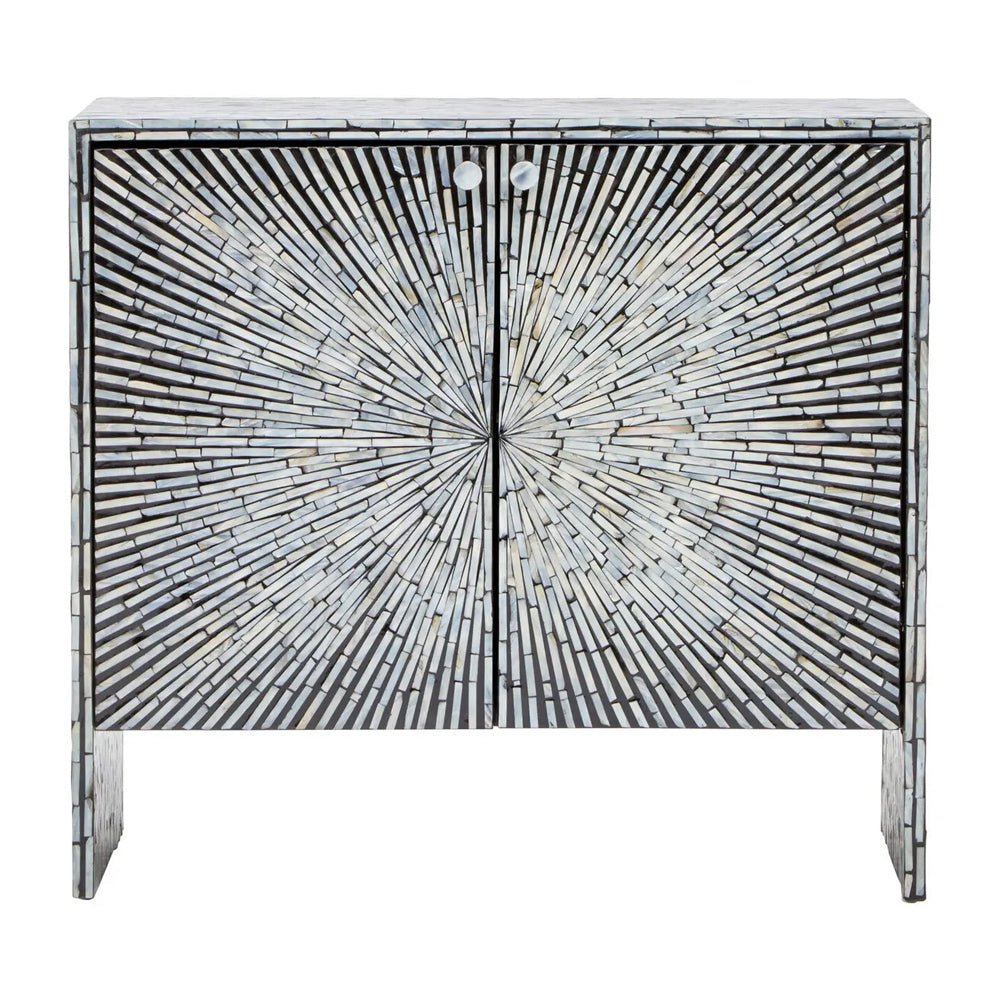 Elinda Mother of Pearl Cabinet – Sunburst