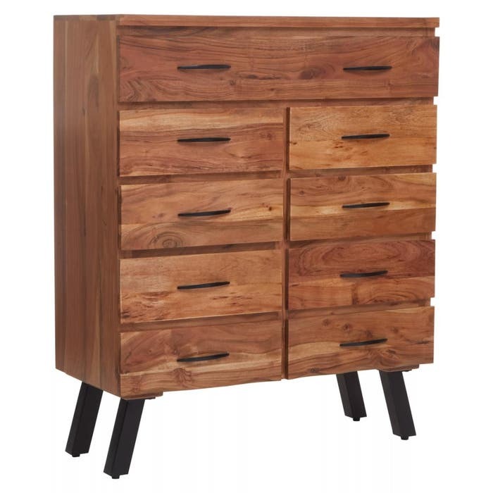 Ernest 9 Drawer Chest – Acacia Wood