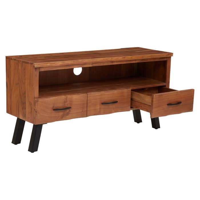 Ernest Large Media Unit – Acacia Wood