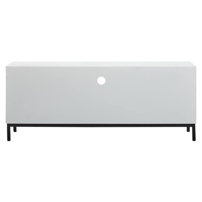 Evangeline Geometric Media Unit – White