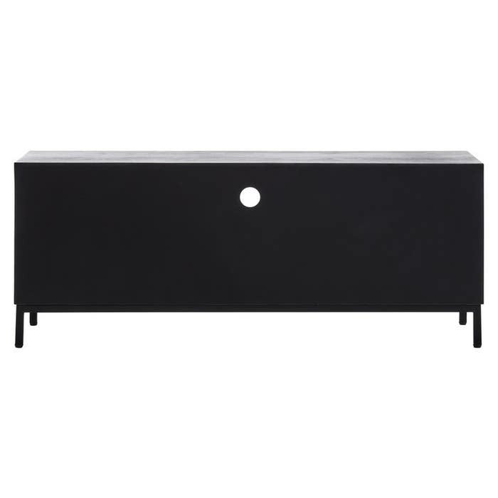 Evangeline Geometric Media Unit – Black