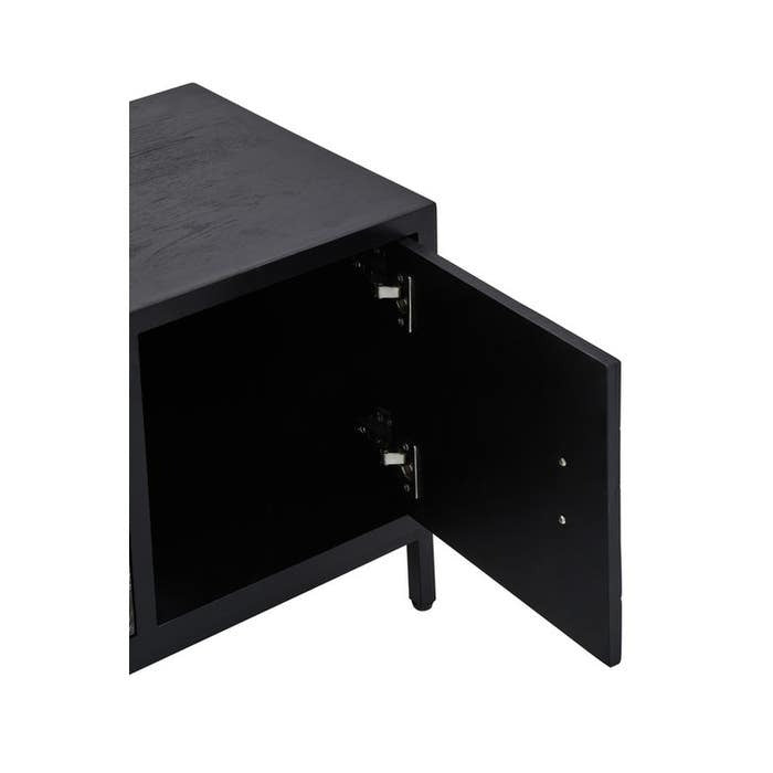 Evangeline Geometric Media Unit – Black