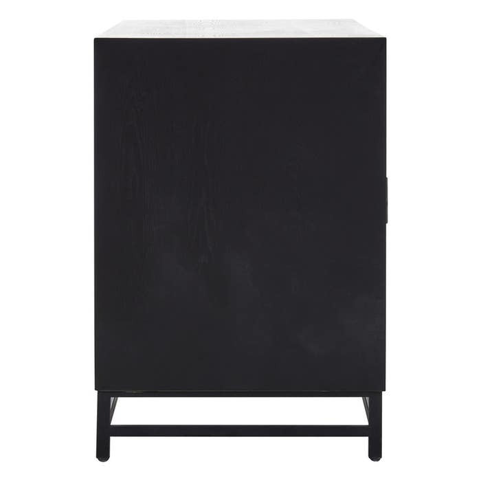 Evangeline Geometric Sideboard – Black