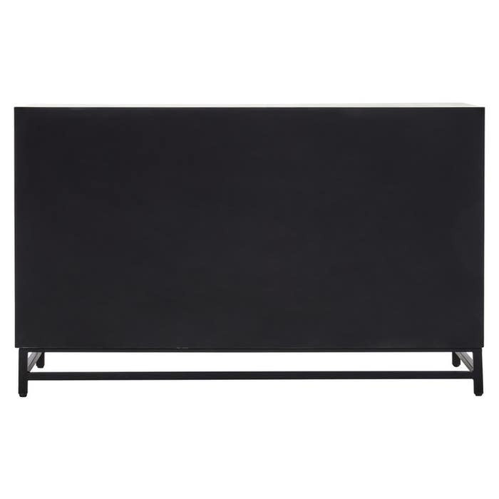 Evangeline Geometric Sideboard – Black