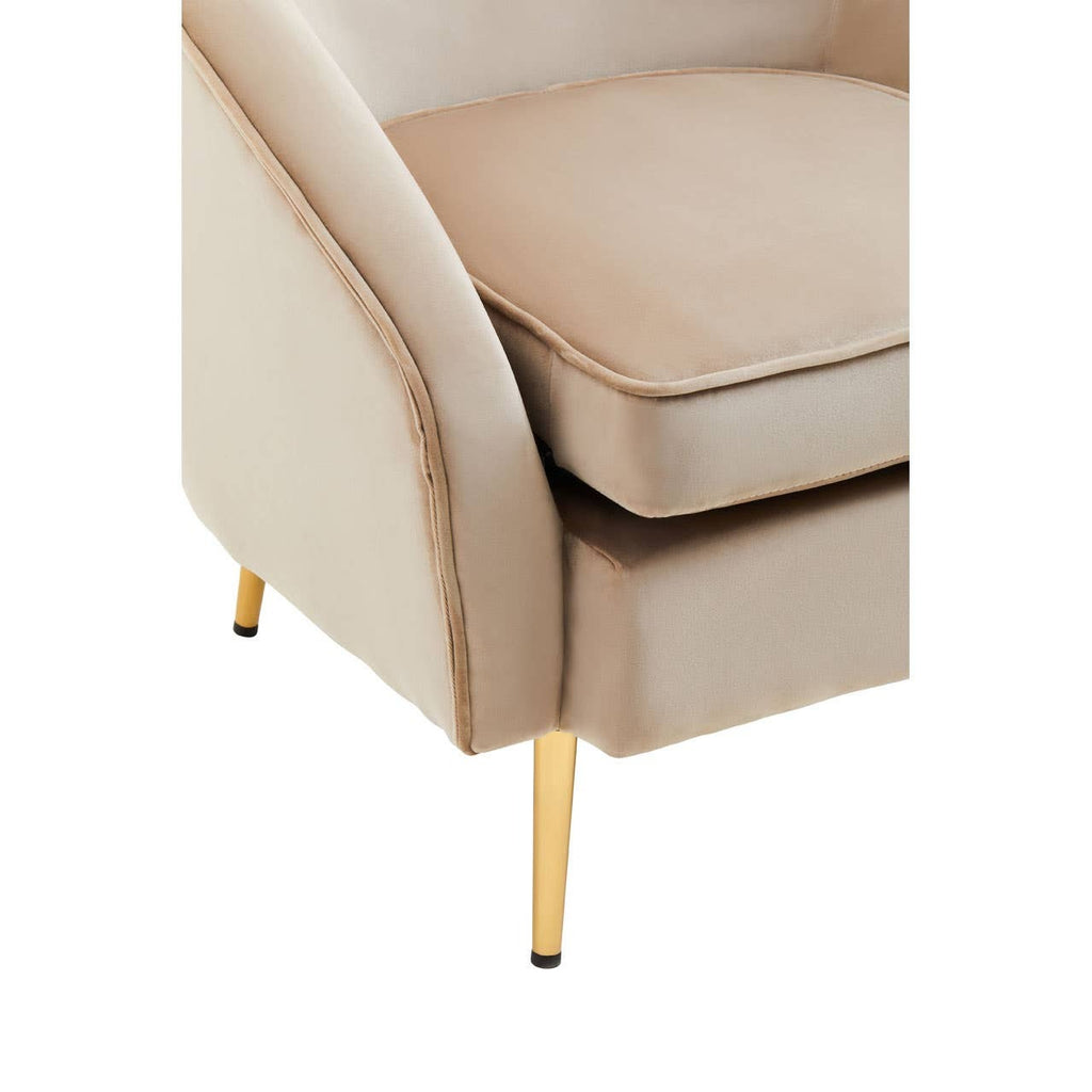 Florence Chair – Mink Velvet