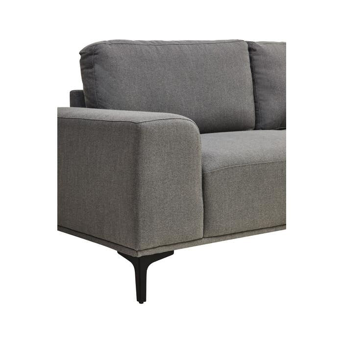 Hilton Grey 3 Seater Sofa with Left Chaise