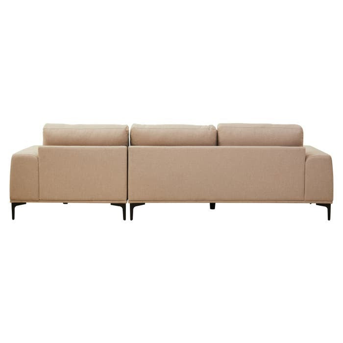 Hilton Natural 3 Seater Sofa with Left Chaise