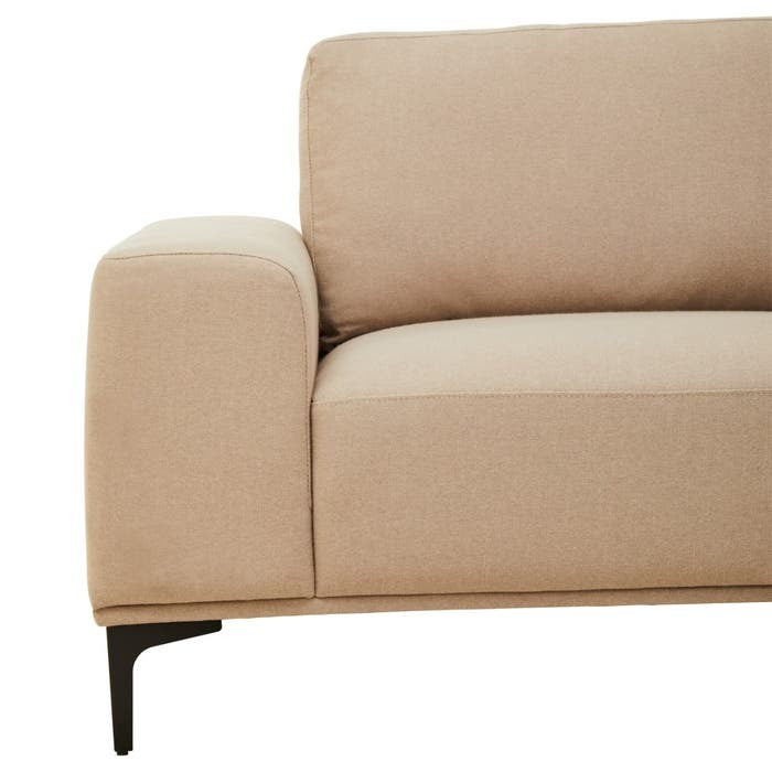 Hilton Natural 3 Seater Sofa with Left Chaise