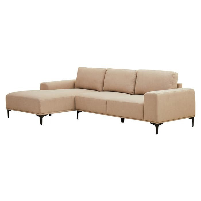 Hilton Natural 3 Seater Sofa with Right Chaise