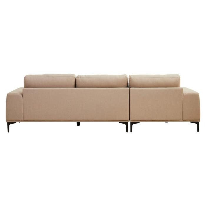 Hilton Natural 3 Seater Sofa with Right Chaise