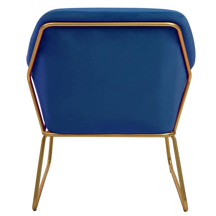 Holloway Armchair – Blue Velvet