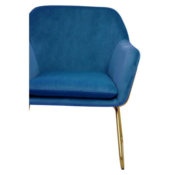 Holloway Armchair – Blue Velvet