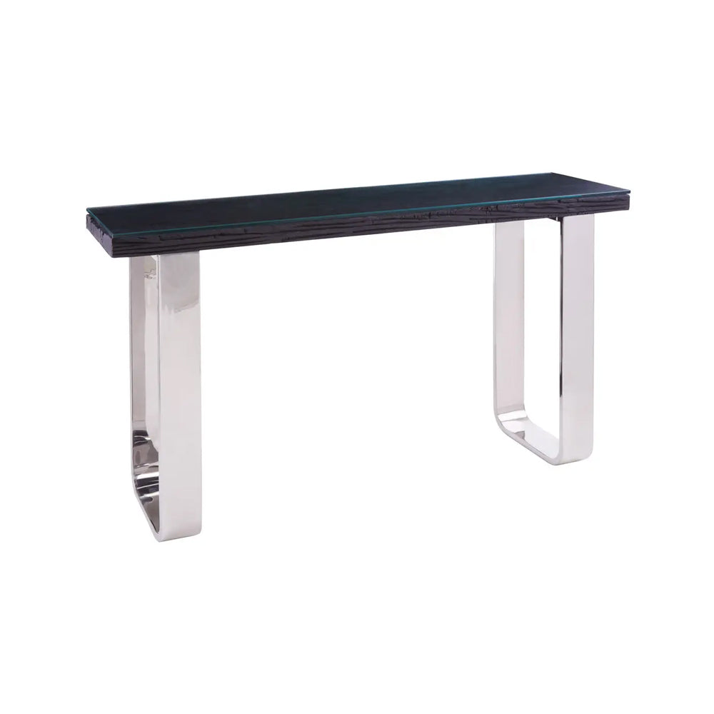 Kingsley Console Table with Glass Top