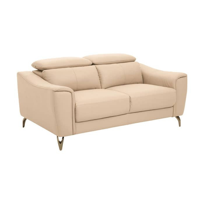 Lincoln 2-Seater Sofa – Beige Leather