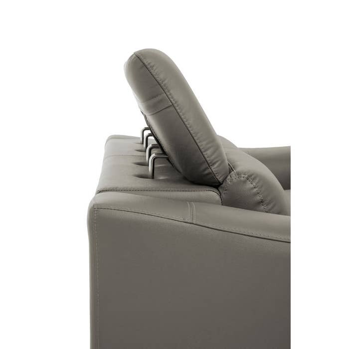 Lincoln 2-Seater Sofa – Grey Leather