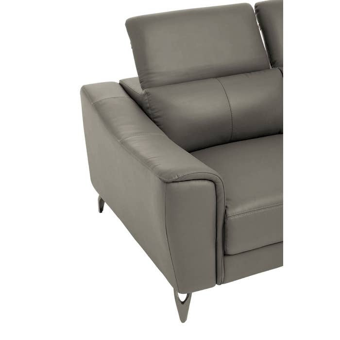 Lincoln 2-Seater Sofa – Grey Leather