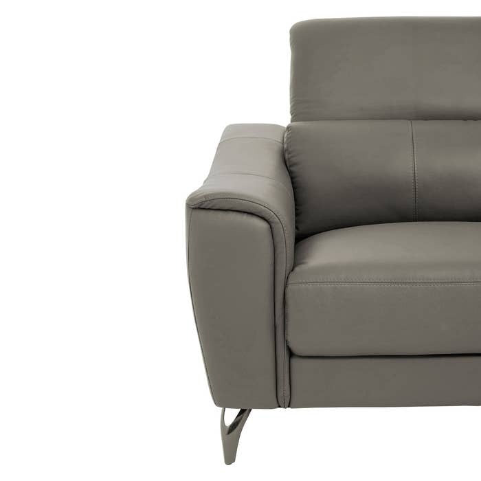 Lincoln 2-Seater Sofa – Grey Leather