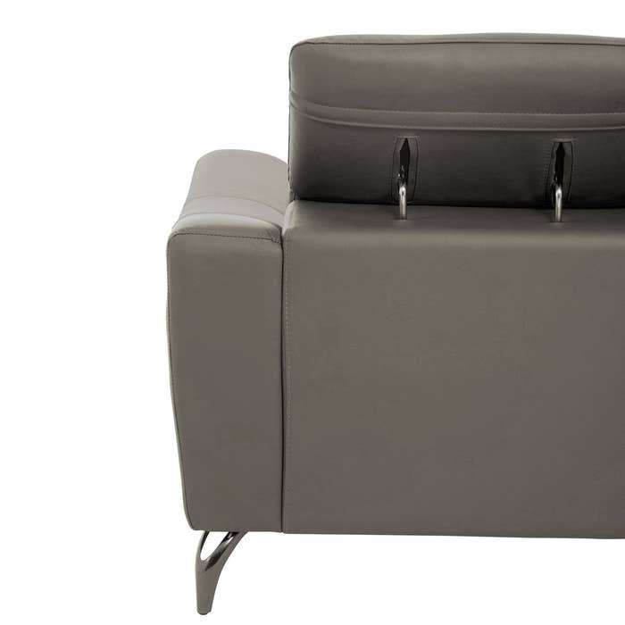 Lincoln 2-Seater Sofa – Grey Leather