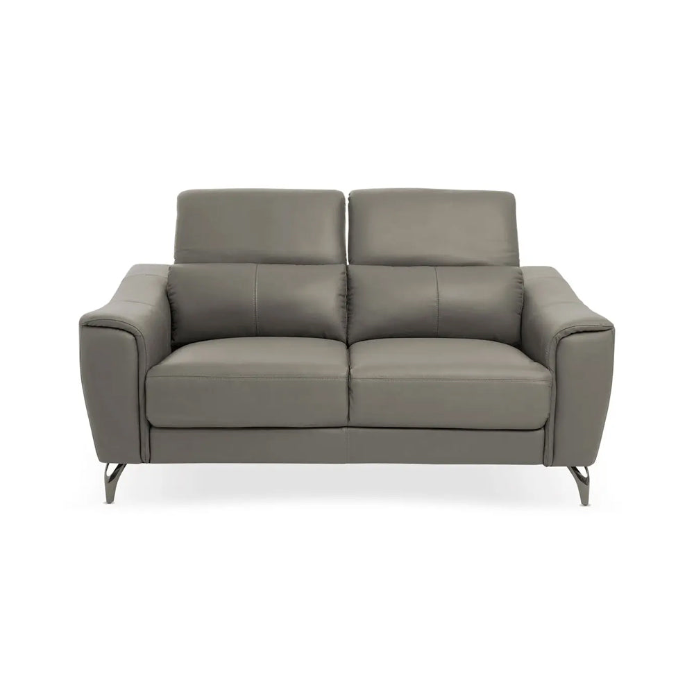 Lincoln 2-Seater Sofa – Grey Leather