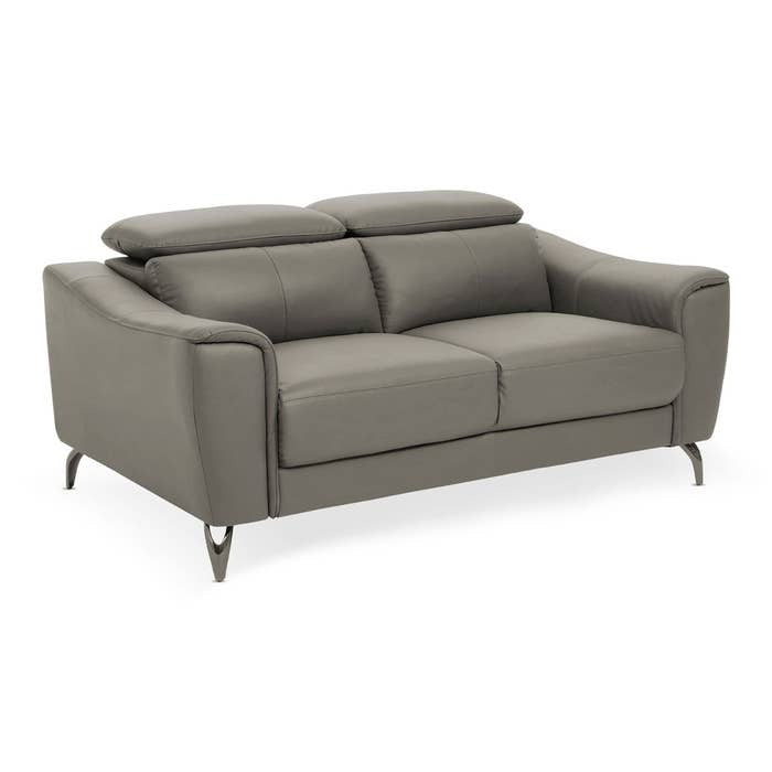 Lincoln 2-Seater Sofa – Grey Leather