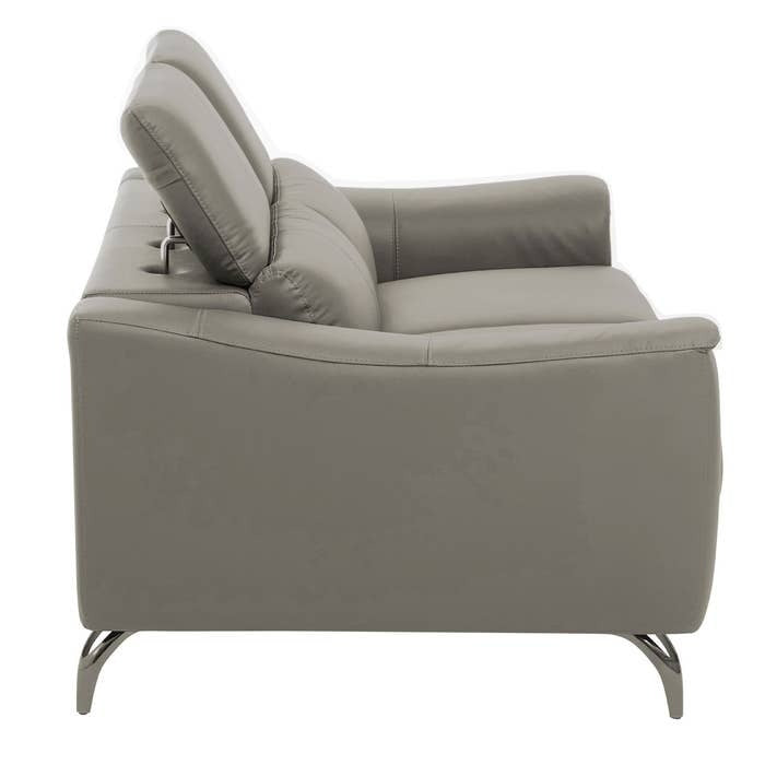 Lincoln 2-Seater Sofa – Grey Leather