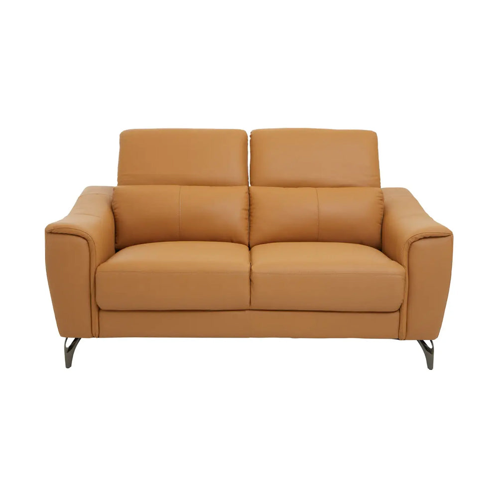 Lincoln 2-Seater Sofa – Tan Leather