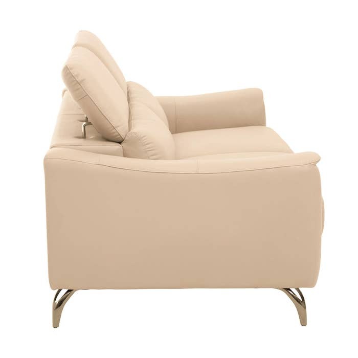 Lincoln 3-Seater Sofa – Beige Leather