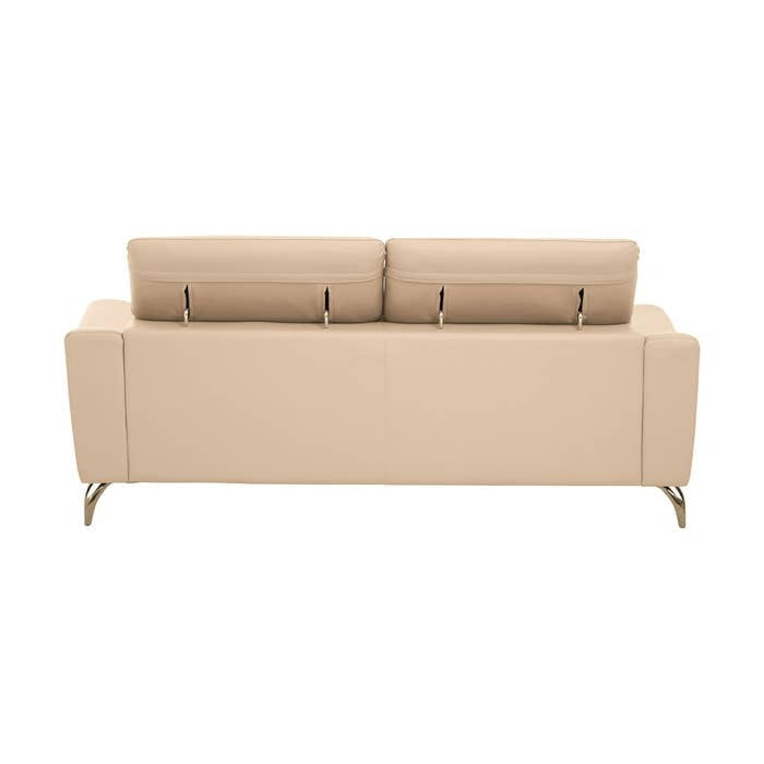 Lincoln 3-Seater Sofa – Beige Leather