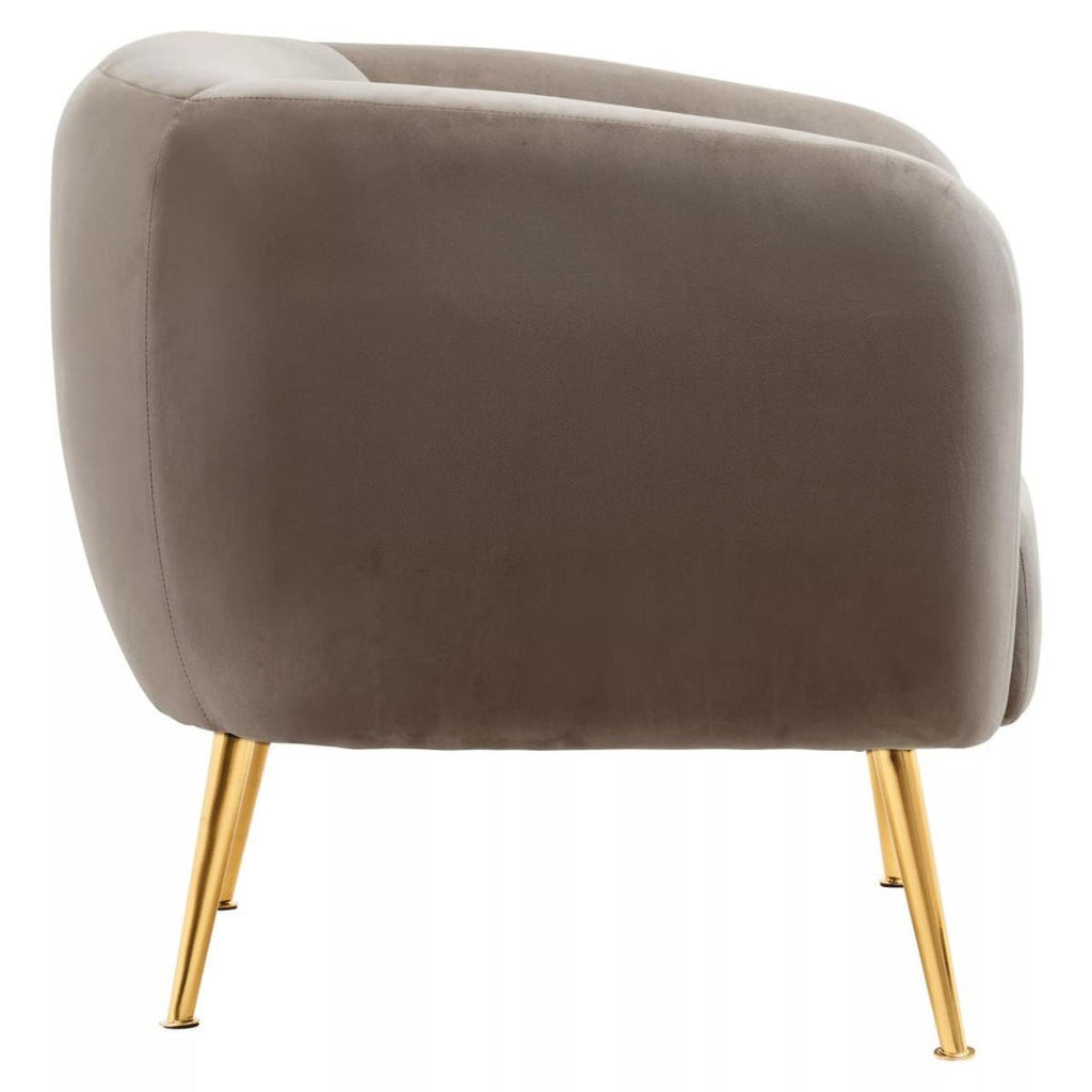 Lindsay Chair – Dark Beige Velvet