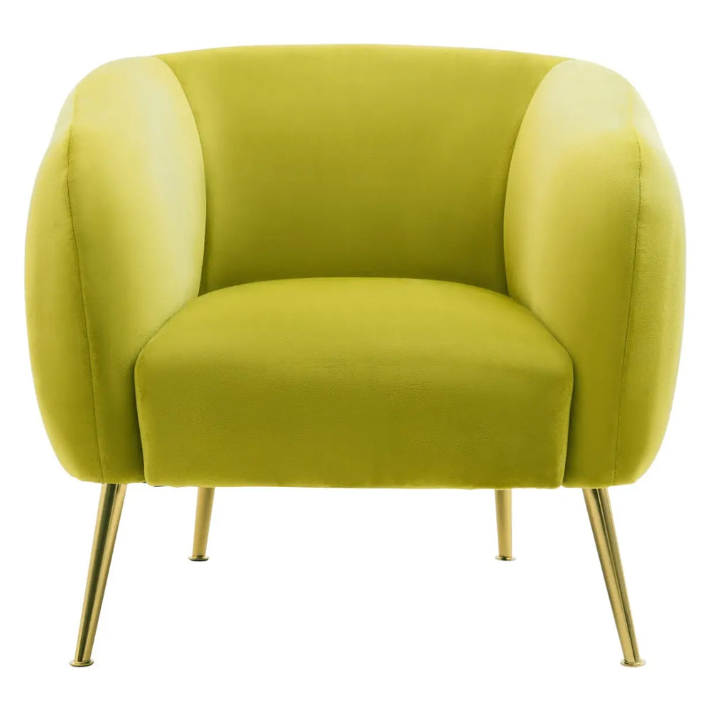 Lindsay Chair – Olive Velvet