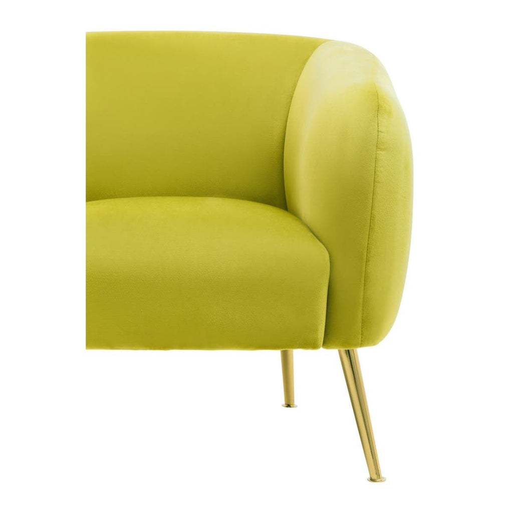 Lindsay Chair – Olive Velvet