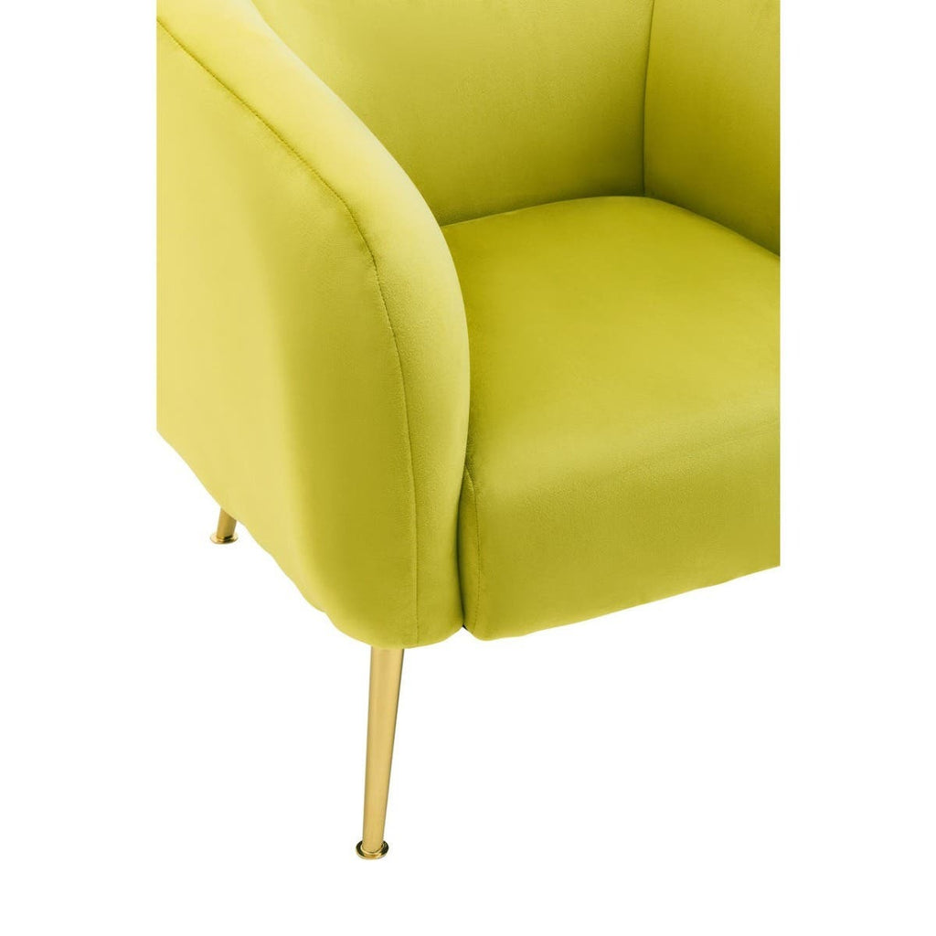 Lindsay Chair – Olive Velvet