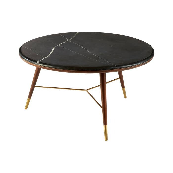 Maeve Coffee Table in Black Marble