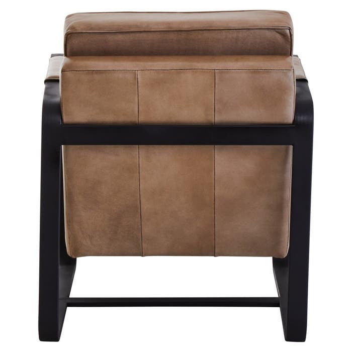 Pascal Armchair – Light Brown Leather