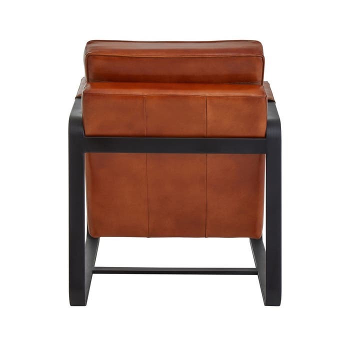 Pascal Armchair – Tan Leather