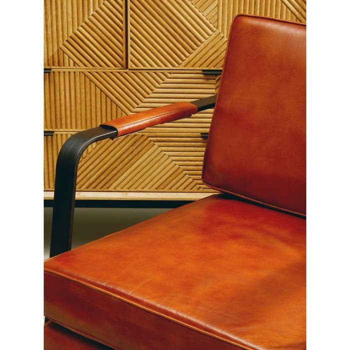 Pascal Armchair – Tan Leather