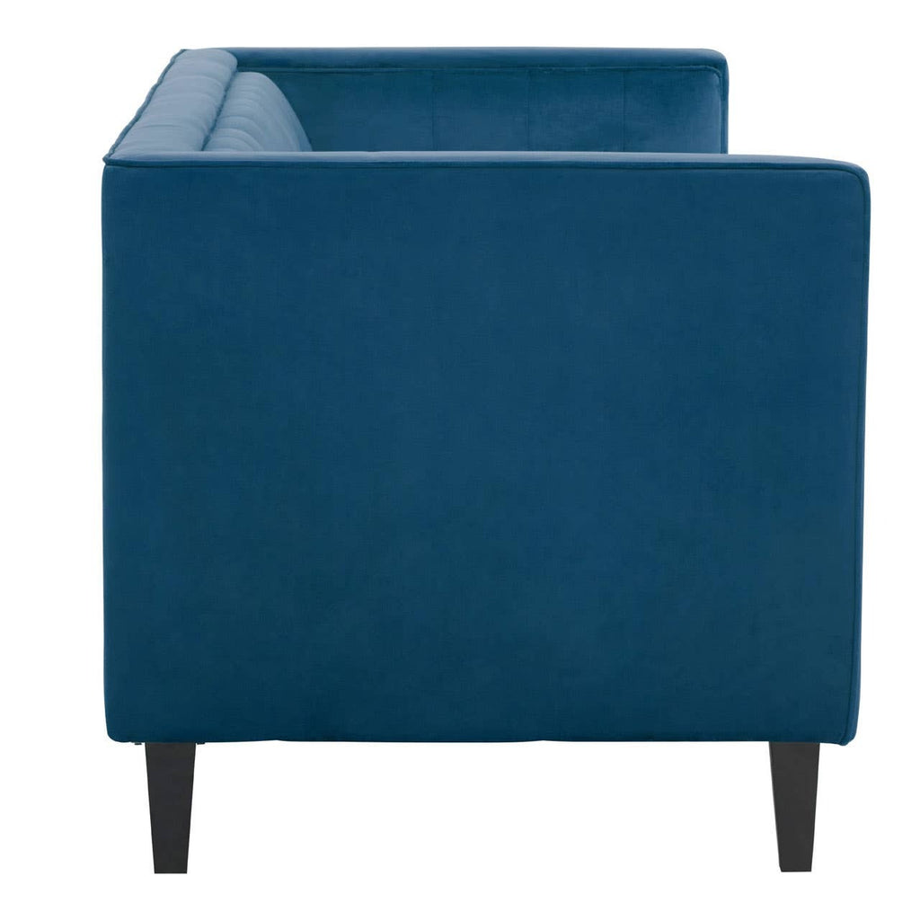 Rayla 3-Seater Sofa – Blue Velvet