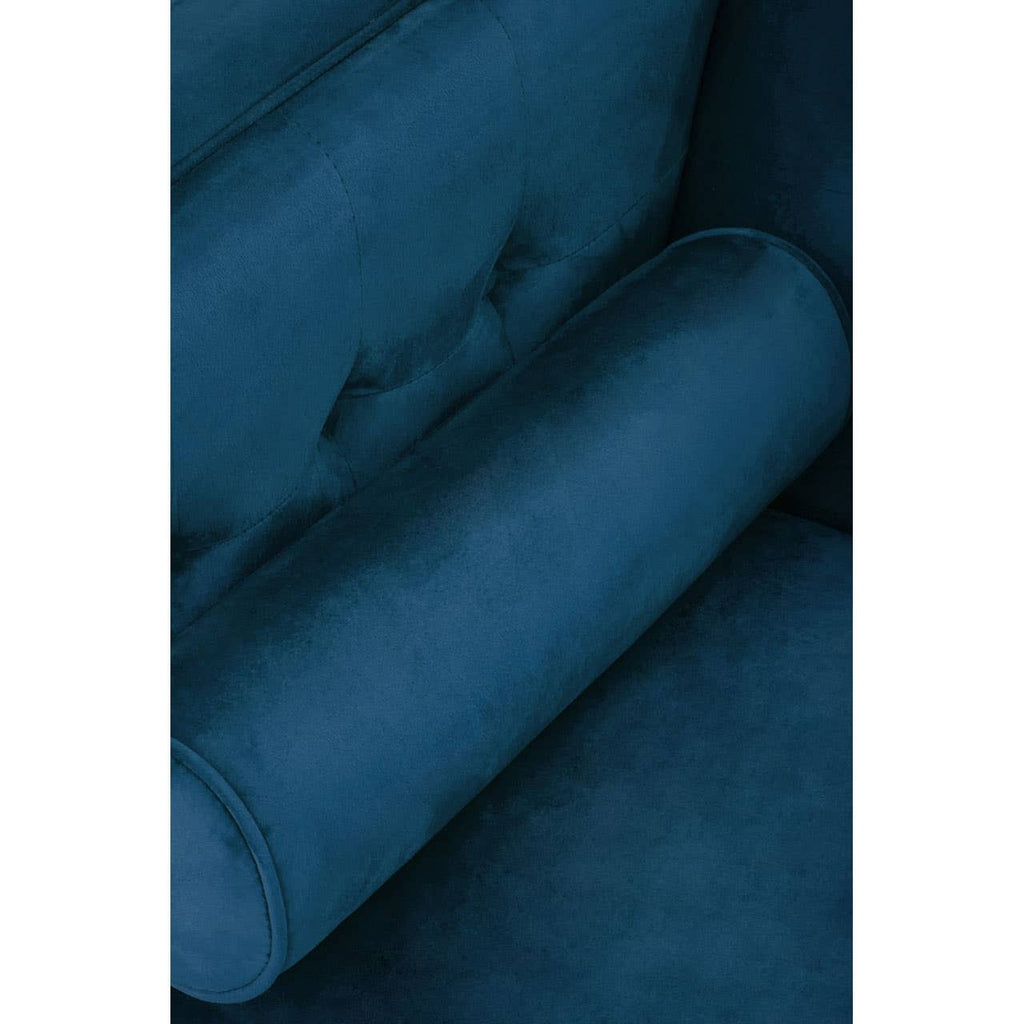 Rayla 3-Seater Sofa – Blue Velvet