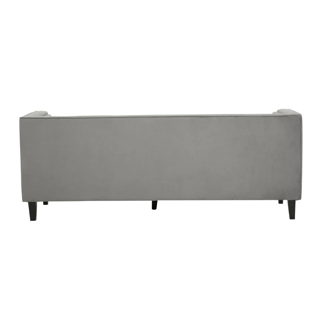 Rayla 3-Seater Sofa – Grey Velvet