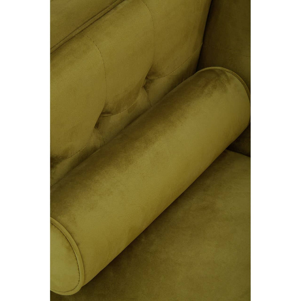 Rayla 3-Seater Sofa – Olive Velvet