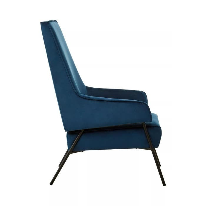 Rosabell Dining Chair – Blue Velvet