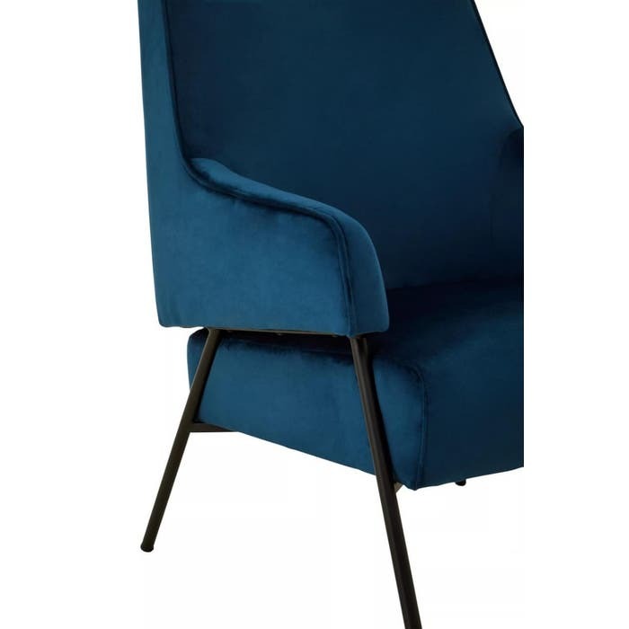 Rosabell Dining Chair – Blue Velvet