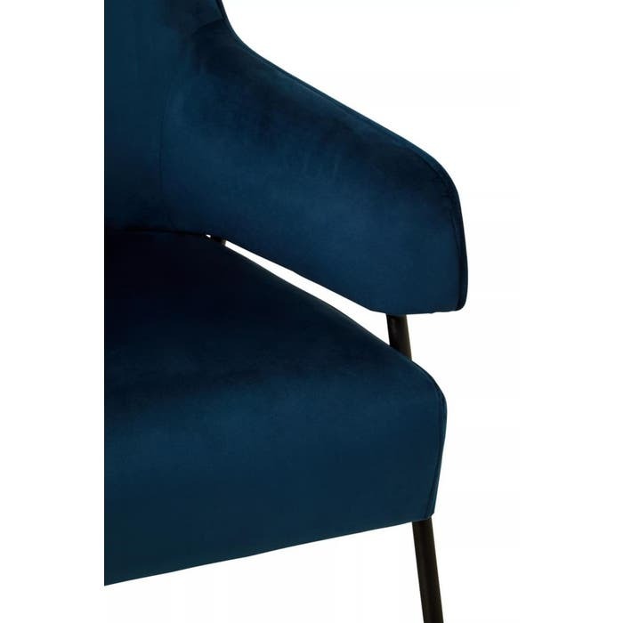 Rosabell Dining Chair – Blue Velvet