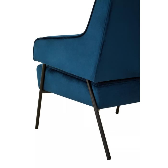 Rosabell Dining Chair – Blue Velvet