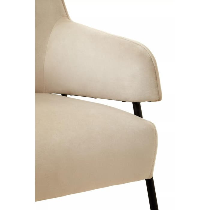 Rosabell Dining Chair – Cream Velvet