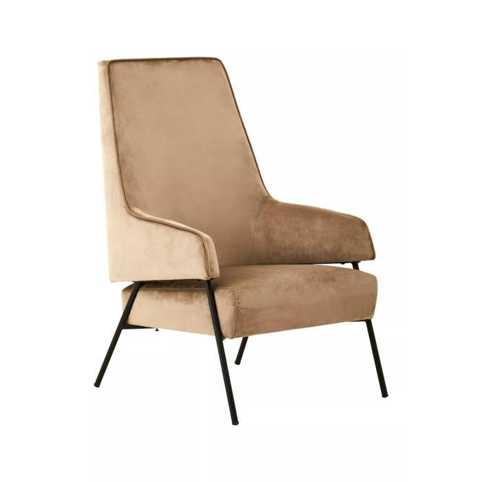 Rosabell Dining Chair – Mink Velvet