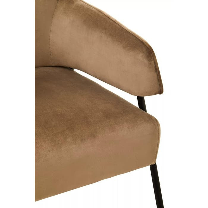 Rosabell Dining Chair – Mink Velvet