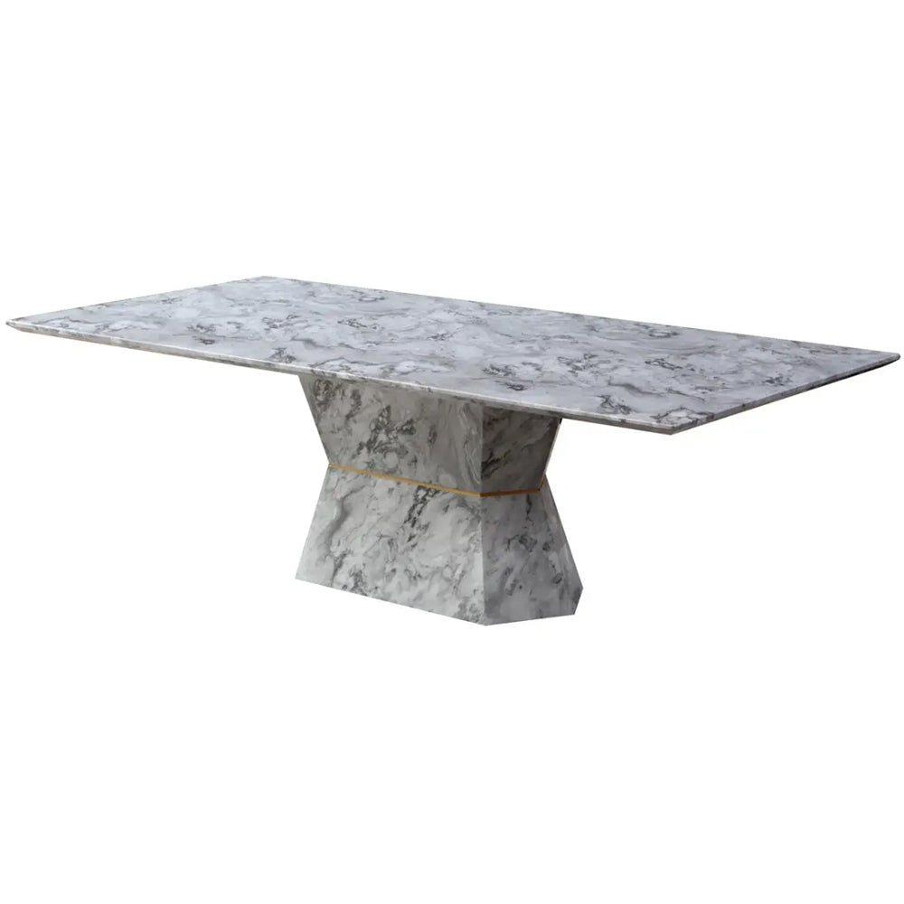 Rothwell Dining Table in Grey Marble