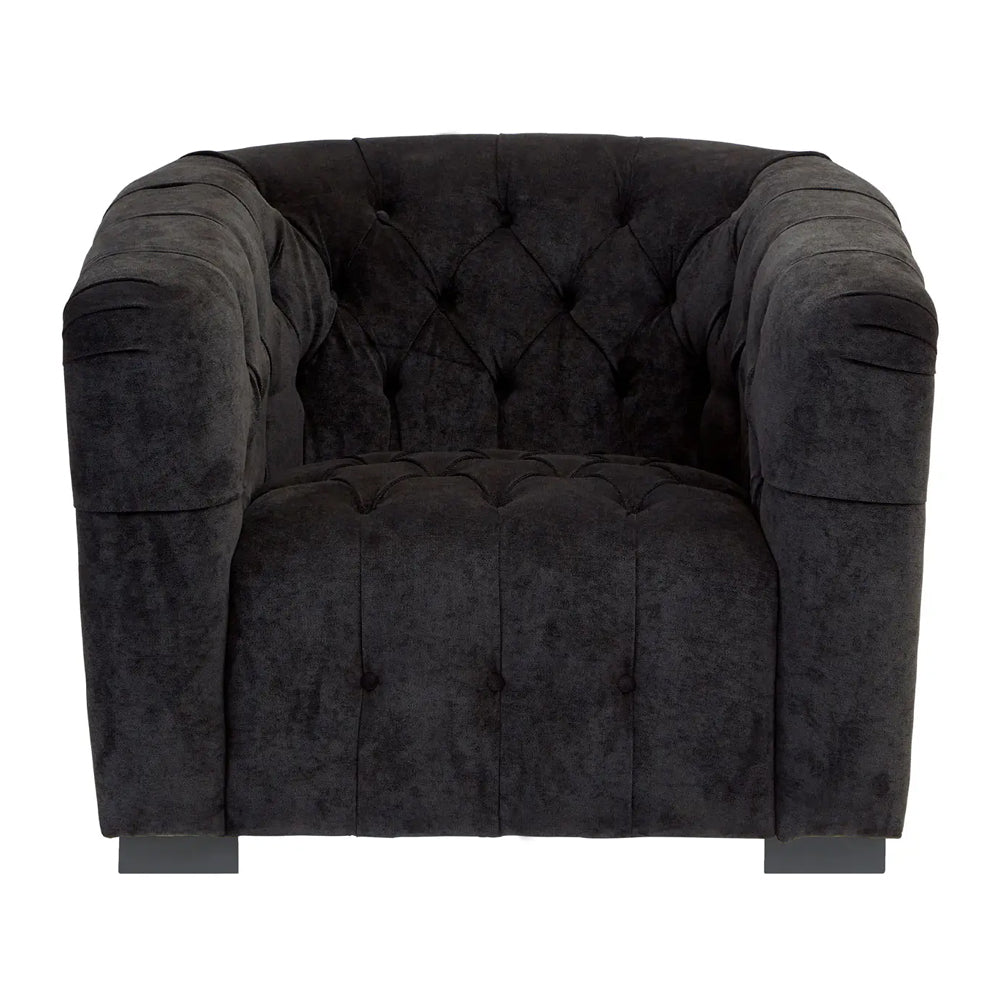 Solana Button-Tufted Armchair