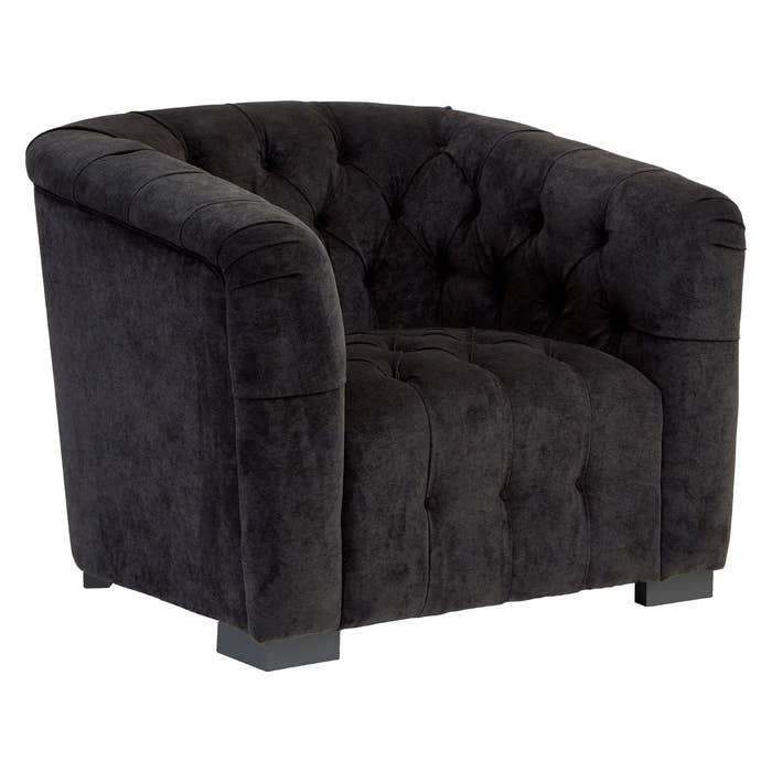 Solana Button-Tufted Armchair